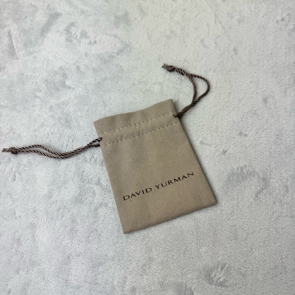 David Yurman Jewelry Pouch Tan Suede New